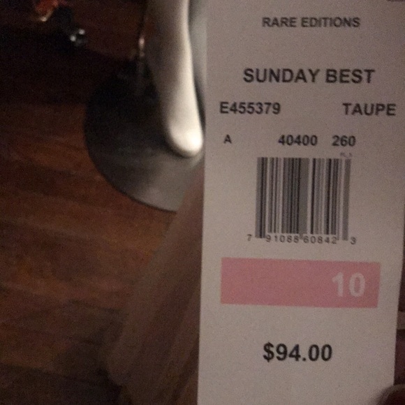 New Rare Edition dresses size 10 Taupe children - Picture 6 of 6